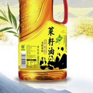 林香园 非转基因 小榨纯正菜籽油 900ml