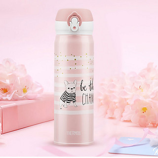 THERMOS 膳魔师 法斗系列 JNL-501-PK 保温杯 500ml 粉色