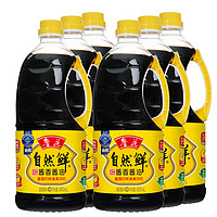 luhua 鲁花 自然鲜酱香酱油800ml*6  酿造酱油