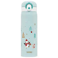 THERMOS 膳魔师 圣诞童话系列 TCMO-500S-MNT 保温杯 500ml 薄荷绿