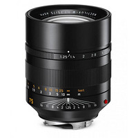 Leica 徕卡 M相机镜头 NOCTILUX-M 75mm f/1.25 ASPH. m10/m10r/m11 定焦镜头（黑色）11676