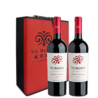 PLUS会员：VIU MANENT 威玛酒庄 特酿珍藏赤霞珠 干红葡萄酒 750ml*2 礼盒装