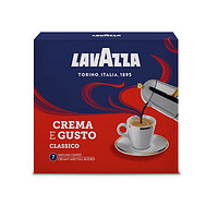 LAVAZZA 拉瓦萨 深度烘焙 经典浓醇咖啡粉 500g