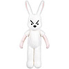 问童子 陪伴玩偶可爱兔子公仔毛绒玩具创意礼物 奋斗兔  70厘米(含耳)