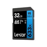 Lexar 雷克沙 633X SD存储卡 32GB(UHS-I、V10、U1)