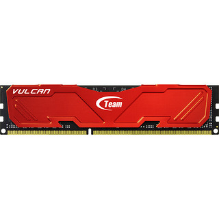 Team 十铨 火神系列 DDR3 2400MHz 台式机内存 马甲条