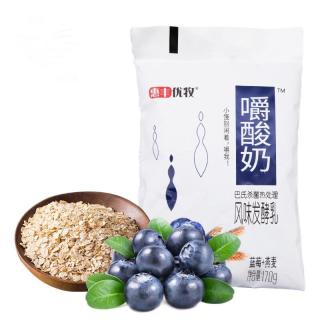 惠丰优牧嚼酸奶风味发酵乳蓝莓燕麦170g12袋