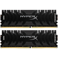 Kingston 金士顿 Predator 掠食者系列 DDR4 3333MHz 台式机内存 灯条 黑色 RGB 16GB 8GB*2 HX433C16PB3K2/16