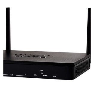 CISCO 思科 RV160W-C-K9-CN 单频160M 企业级千兆VPN路由器 Wi-Fi 4 黑色