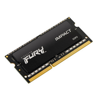 Kingston 金士顿 Impact系列 DDR3L 1600MHz 笔记本内存 普条 黑色 4GB HX316LS9IB/4