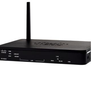 CISCO 思科 RV160W-C-K9-CN 单频160M 企业级千兆VPN路由器 Wi-Fi 4 黑色