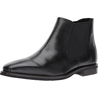 ecco 爱步 Faro Plain Toe Boot 男士短筒靴 黑色 46