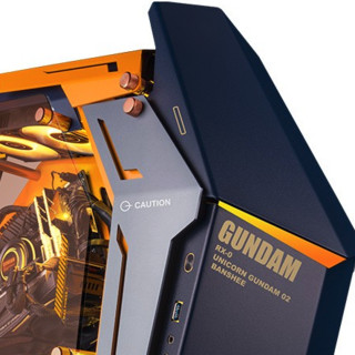 IPASON 攀升 MOD-3 GUNDAM 游戏台式机 深灰色（酷睿i9-10900K、RTX 3090 24G、32GB、1TB SSD、水冷）