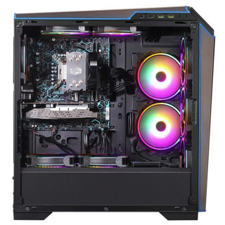 IPASON 攀升 P38 游戏台式机 黑色（酷睿i5-10400F、RTX 2060 6G、16GB、500GB SSD、风冷）