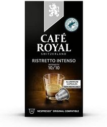 CAFE ROYAL 芮耀 咖啡厅皇家 Ristretto Intenso 强力版 Nespresso 兼容铝制咖啡豆荚，0.053999 kg