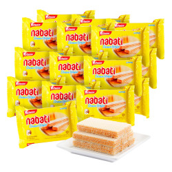 nabati 纳宝帝 奶酪味威化饼干网红饼干小包装进口休闲零食58g*20