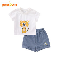 pureborn 博睿恩 婴儿短袖套装