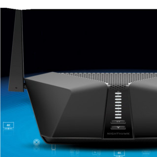 NETGEAR 美国网件 RAX40v2 双频3000M 家用千兆无线路由器 Wi-Fi 6 黑色