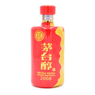 MOUTAI 茅台 醇 2008 53%vol 柔和酱香型白酒 500ml 单瓶装