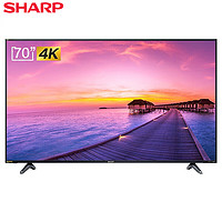 SHARP 夏普 4T-M70M5DA  4K液晶电视 70英寸