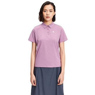 KOLON SPORT 24NATURE系列 女子POLO衫 LKPT1AN706-LA 薰衣草紫 XS