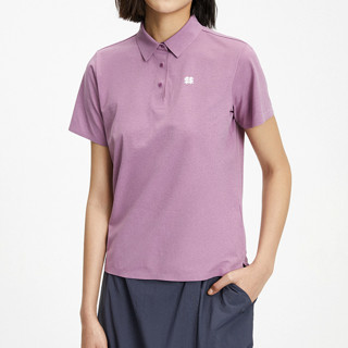 KOLON SPORT 24NATURE系列 女子POLO衫 LKPT1AN706-LA 薰衣草紫 XS