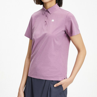 KOLON SPORT 24NATURE系列 女子POLO衫 LKPT1AN706-LA 薰衣草紫 XS