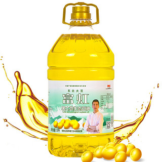 富虹油品 黑土地生态一级豆油 5L