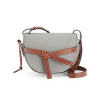 LOEWE 罗意威 Gate系列 女士小号柔软粒面牛皮革手袋 321.12.T20 Smoke/Pecan