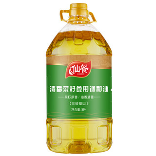 仙餐 清香菜籽食用调和油 5L