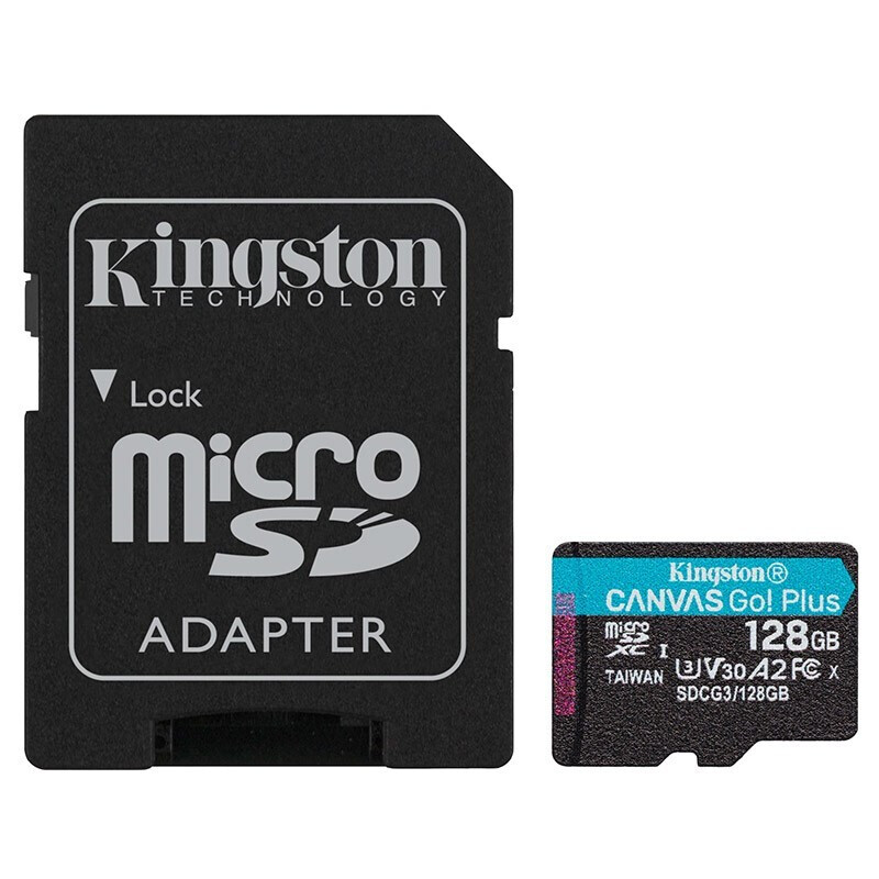 Kingston 金士顿 SDCG3Micro-SD存储卡 128GB（UHS-I、V30、U3、A2）