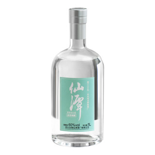 仙潭 高度纯酿 60%vol 清香型白酒 1000ml*2瓶 双支装