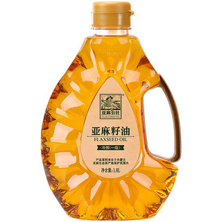 FLAX COMMUNE 亚麻公社 冷榨一级 亚麻籽油 1.8L