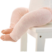 优贝迪  HTW-10016 儿童护膝袜套 粉色 0-3岁