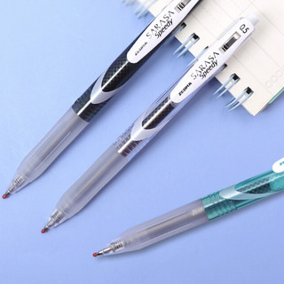 ZEBRA 斑马牌 JJZ33 按动中性笔 黑杆黑芯 0.5mm 5支装