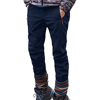 TOREAD 探路者 TREKKING系列 男子冲锋裤 TAMF91895 藏蓝 M 厚绒款