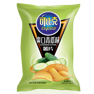 copico 可比克 薯片 爽口青瓜味 60g