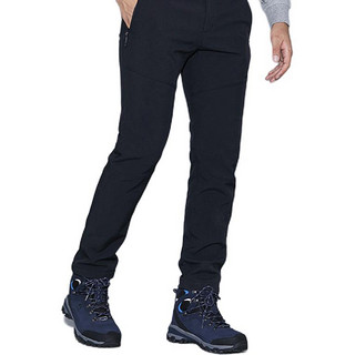 TOREAD 探路者 TREKKING系列 男子冲锋裤 TAMF91895 藏蓝 XL 薄绒款