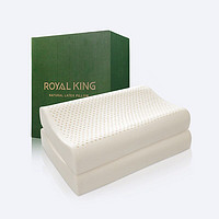 royal 皇佳 ROYAL KING 泰国进口天然乳胶枕头 93%乳胶含量 2只装