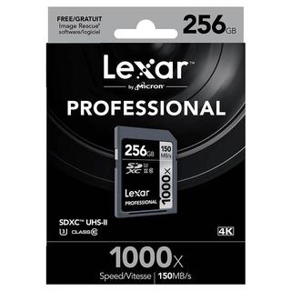 Lexar 雷克沙 1000X SD存储卡 256GB（UHS-II、U3）