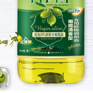 逸飞 橄榄清香型 食用植物调和油 4L