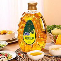 GREENO 格琳诺尔 冷榨一级 亚麻籽油 5L