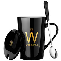 chili A0018 马克杯 黑真金款 430ml W姓