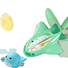洋洋鸭 MVN3558 婴儿洗澡水温计 清新绿+小海豚+洗头刷