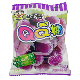 wantwant旺旺旺仔qq糖葡萄味70g