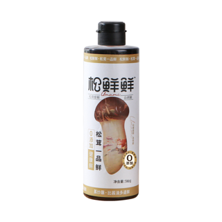 0添加 松茸一品鲜酱油 580g（赠六月鲜原汁酱油100ML）