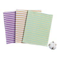 beedoll 1029 宝宝护肚围 3条双层 茶棕+魅紫+格蓝黄 73cm