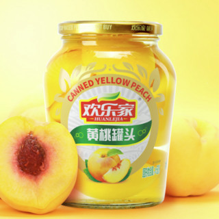 HUANLEJIA 欢乐家 黄桃罐头 900g