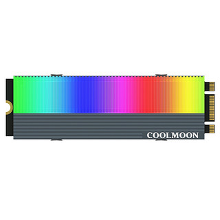 COOLMOON 酷月 CM-M2A ARGB M.2 固态硬盘散热器