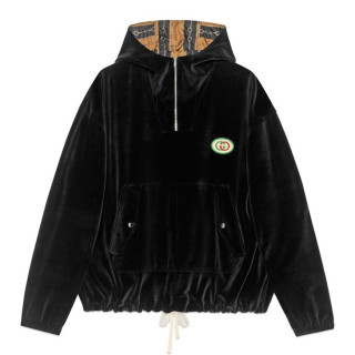 gucci 古驰 男士连帽卫衣 572733 xja40 1082 黑色 xs